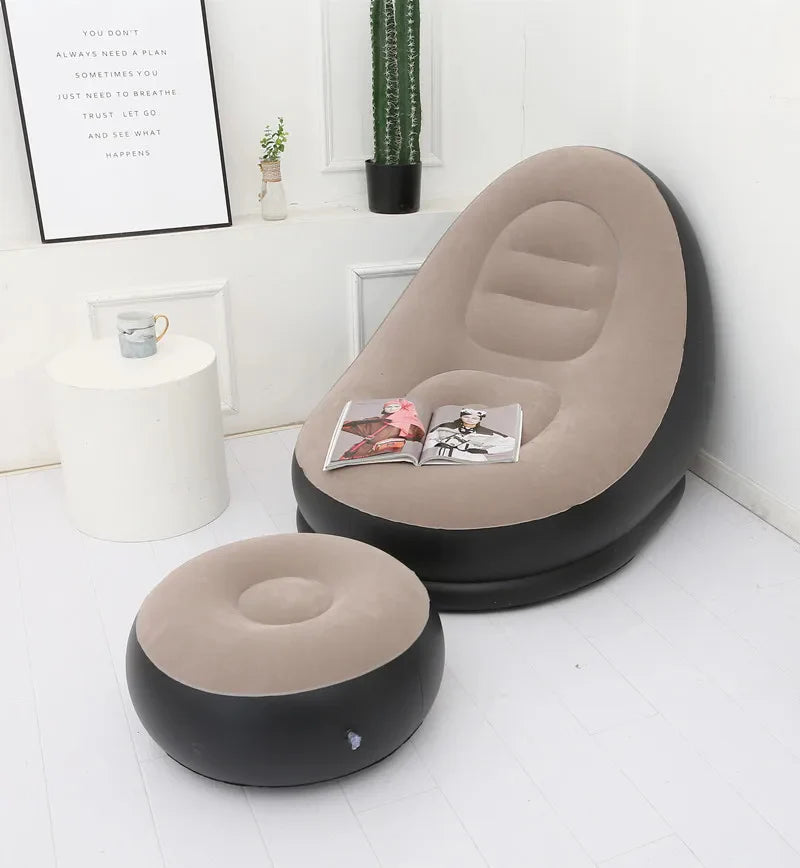 Sofá Inflable Multifuncional – Comodidad Instantánea en Cualquier Espacio