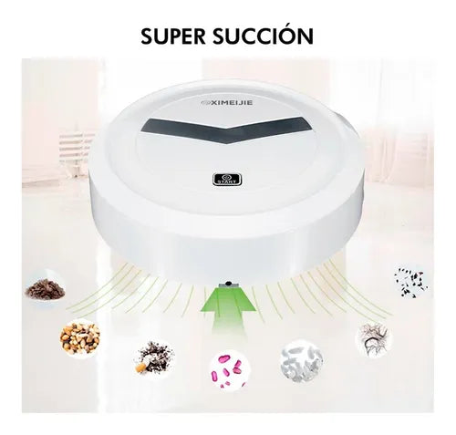 Robot Aspiradora Inteligente - Recargable, Limpieza Silenciosa y Eficiente